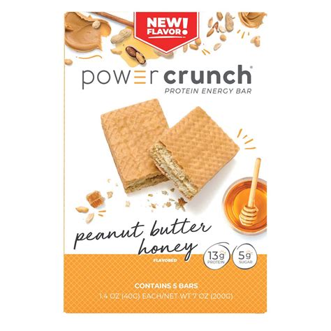 Power Crunch Protein Wafer Bars Peanut Butter Honey Shop Granola And Snack Bars At H E B