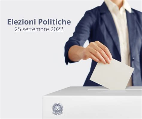 Elezioni Politiche 25 Settembre 2022 Esercizio Dellopzione Degli Elettori Residenti Allestero