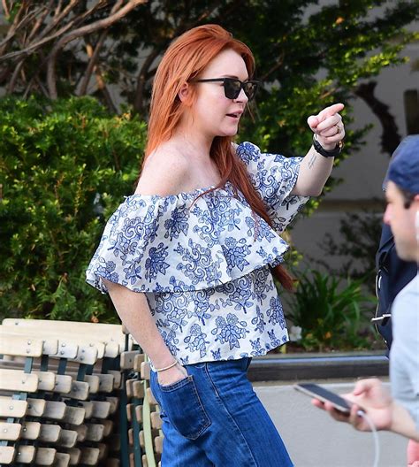 Lindsay Lohan Out And About In New York 05032018 Hawtcelebs