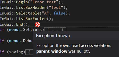 Exception When Collapse Window With Listbox Issue Ocornut