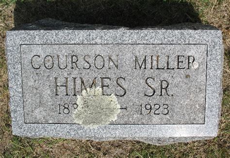 Courson Miller Himes Sr 1833 1923 Mémorial Find a Grave