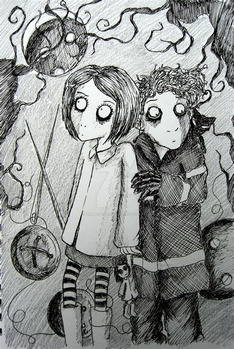 coraline and wybie by ThePoisonApples on DeviantArt