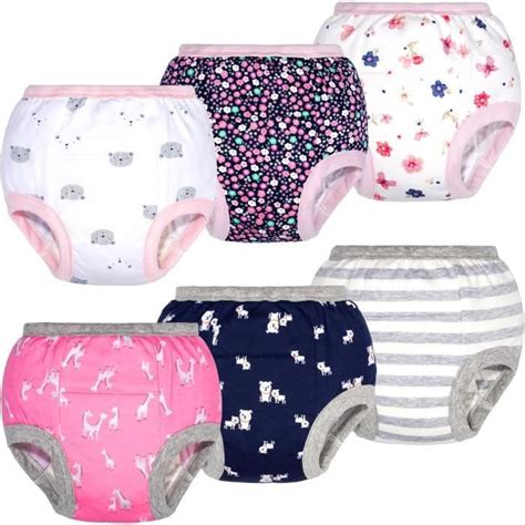 Packs De Culottes D Apprentissage De La Propret En Coton Rembourr Es