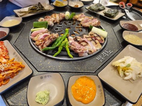 광명 고기집 팔각도 닭갈비가 맛있는 광명역 맛집 네이버 블로그