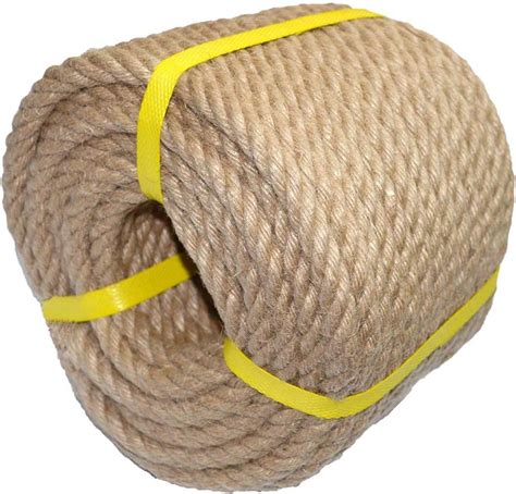 Amazon Natural Hemp Rope In X Ft Twisted Manila Rope Thick