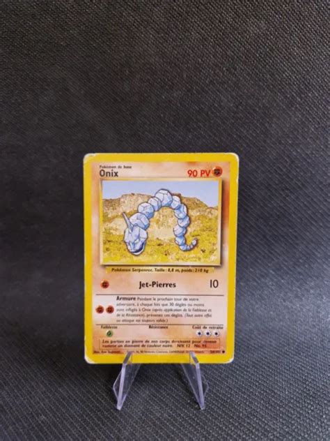 Carte Pokemon Onix Set De Base Co Fr Eur Picclick Fr