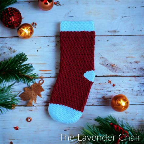 Clarissa Stocking Crochet Pattern The Lavender Chair