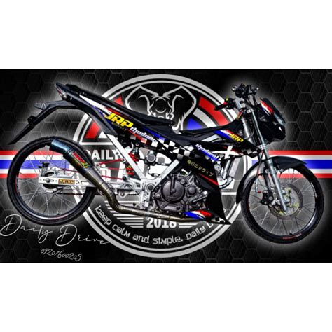 Suzuki Raider Fi And Reborn Decal Sticker Jrp Thailand Shopee