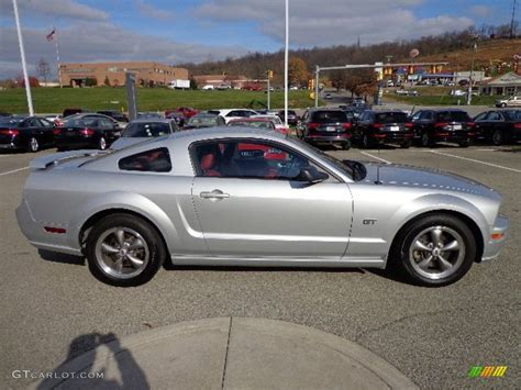 Satin Silver Metallic 2005 Ford Mustang Gt Premium Coupe Exterior Photo 73614779