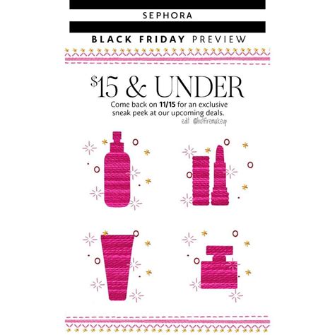 Sephora Just Announced Its First Black Friday Deals Which Feature Products Offered For 15 And