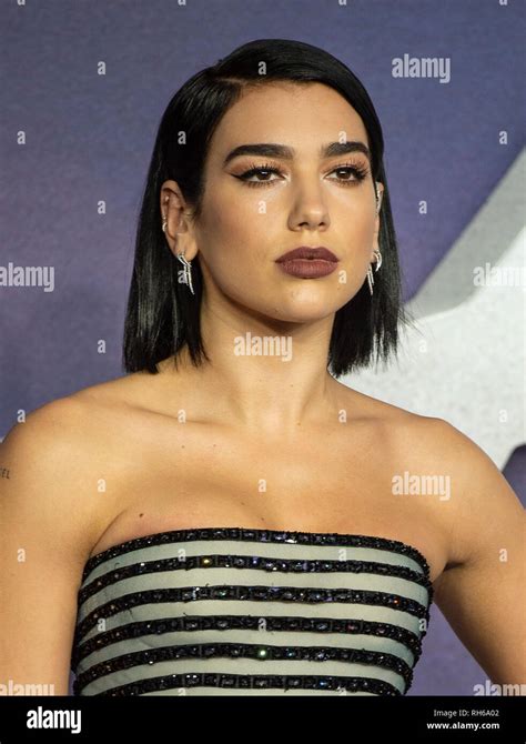 Dua Lipa Attends The World Premiere Of Alita Battle Angel At Odeon