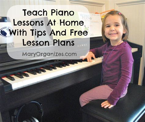 How To Teach Piano Lessons At Home With Free Piano Lesson Plans