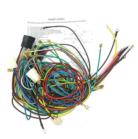 Instalacja Elektryczna Romet Chart Wi Zka Czarna Kable Schemat Tw