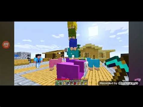 Aphmau Reaction Joining Aphmaus One Block In Minecraft Youtube