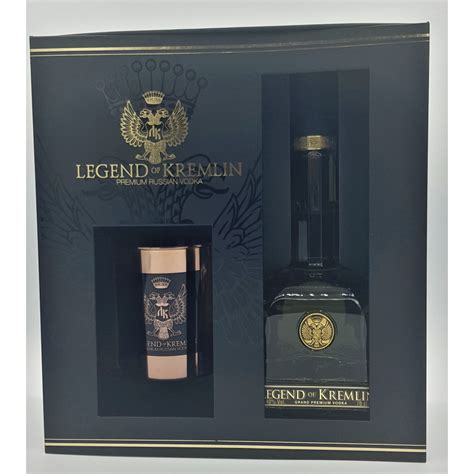 VODKA LEGEND OF KREMLIN AVEC TASSE COFFRET CADEAU 0 7L 40 VOL En