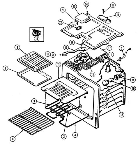 Exploring The Inner Workings Of A Ge Gas Stove Parts Diagram