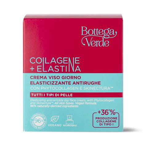 Collagene Elastina Crema Viso Giorno Elasticizzante Antirughe Con