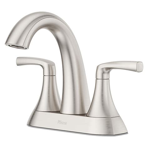 Pfister Rancho Spot Defense Brushed Nickel 4 In Centerset 2 Handle Watersense Bathroom Sink