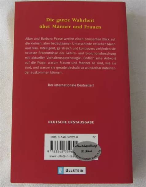 Allan Barbara Pease Warum M Nner Nicht Zuh Ren Und Frauen Schlecht