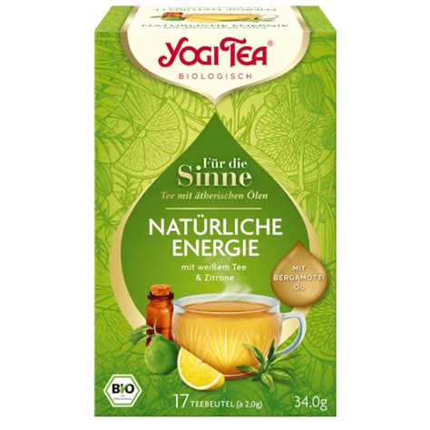 Yogi Tea Bio Kräutertee Natürliche Energie