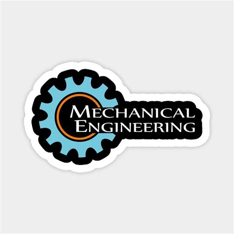 Mechanical Engineering Engineer Logo Image Magnet Mechanical