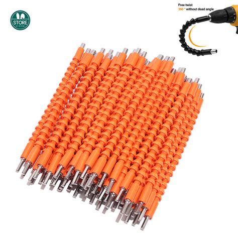 Flexible Shaft Extension Screwdriver Drill Bit Holder Link For