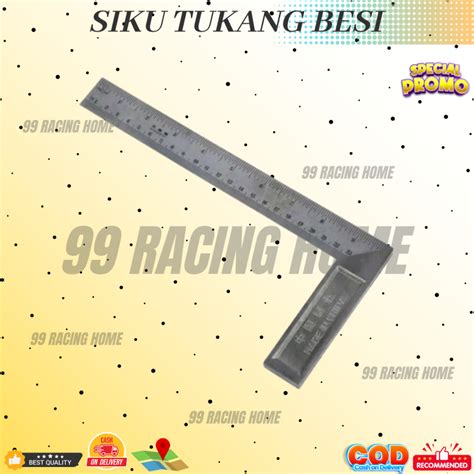 Jual Penggaris Siku Tukang Siku Meter Murah Inch Cm Shopee