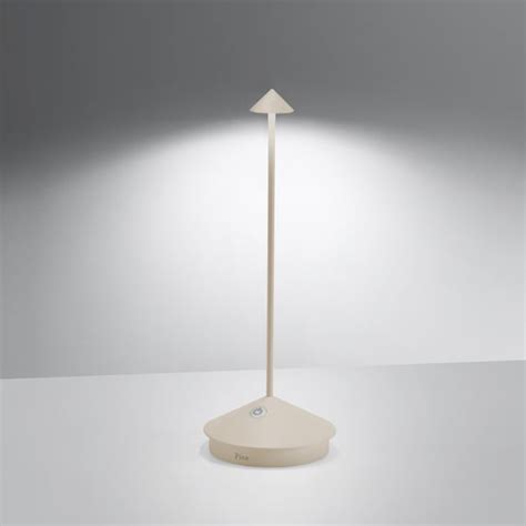 Zafferano Pina Pro Rechargeable LED Table Lamp With Dimmer LD0650S3