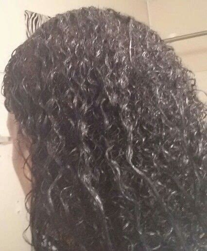 Natural hair transition 3a/3b hair. Straight pieces almost grown out ...