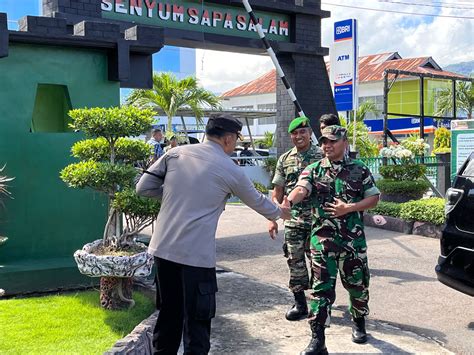 Kasrem Wira Sakti Simon Petrus Kamlasi Berkunjung Ke Kodim