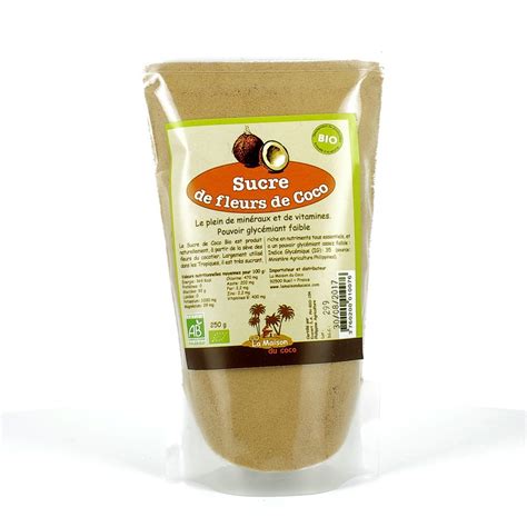 Sucre De Fleurs De Coco Bio 250 G 250 G LA MAISON DU COCO