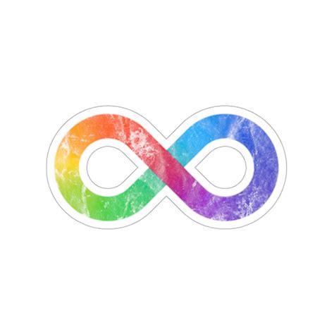 Autism Awareness Infinity Symbol Sticker Etsy