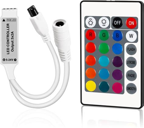 Vipmoon Rgb Kontrol Ir Led Erit Uzaktan Kumanda V V Led Controller