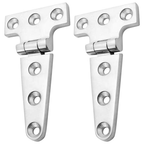 2 Pcs Heavy Duty T Hinge 316 Stainless Steel Marine Grade Casting Hinge