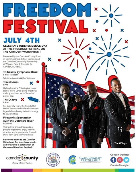 City Of Camden Gov On Twitter 2022 Freedom Festival On July 4th At