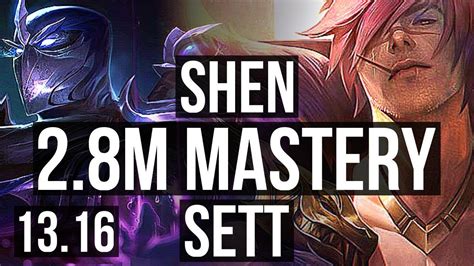 Shen Vs Sett Top M Mastery Games Kr Master