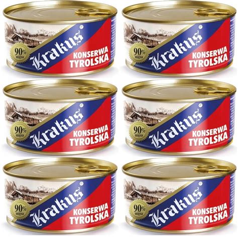 Konserwa Tyrolska 300 G Krakus X 6 Sztuk 9014268641 Allegro Pl