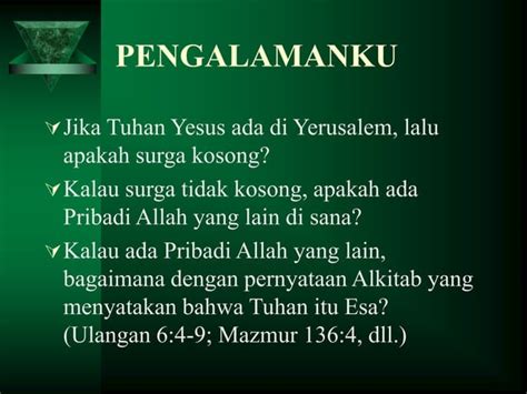 Doktrin Yesus Kristus Adalah Gambar Allah Yang Tidak Kelihatan Ppt