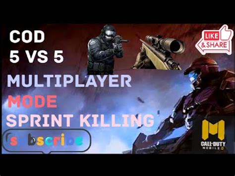 Cod Call Of Duty Vs Sprint Killing Match Kills Mvp