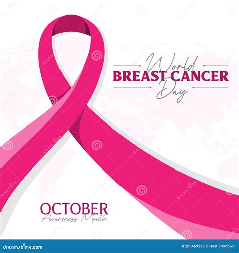 World Breast Cancer Day October Awareness Month Banner Stock Vector Illustration Of Sign