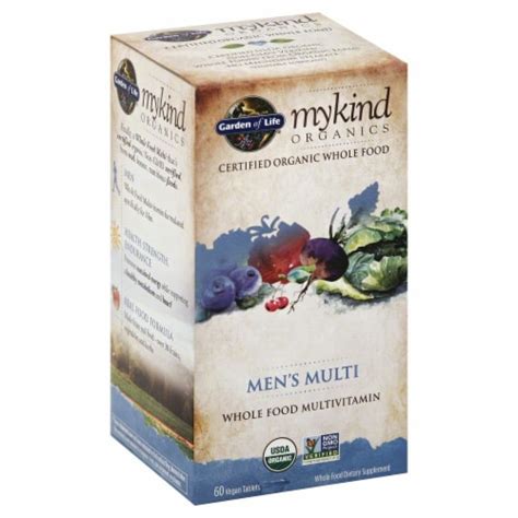 Garden Of Life Mykind Organics Mens Multi Whole Food Multivitamin Vegan