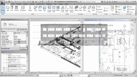 Autodesk Revit Using Point Cloud Data In Revit Youtube