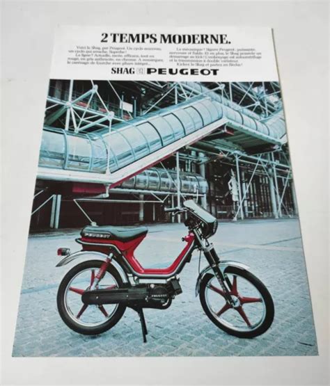 Peugeot Shag De Prospectus Catalogue Brochure Moto Eur