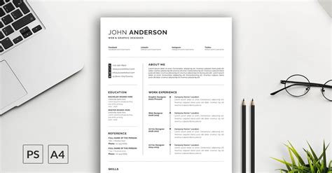 Resume Template Of John Anderson 338884 Templatemonster