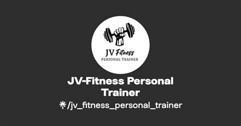 Jv Fitness Personal Trainer Instagram Facebook Tiktok Linktree