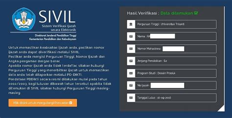 Perbedaan Ijazah Asli Terdaftar Dan Ijazah Non Terdaftar Di Sivil