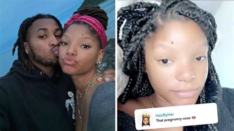 Halle Bailey Assertively Addresses Pregnancy Rumors On Snapchat Youtube