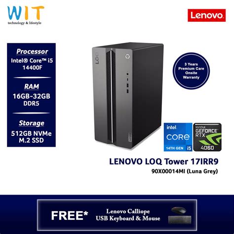 LENOVO LOQ Tower 17IRR9 90X00014MI 15MI Intel Core I5 14400F I7