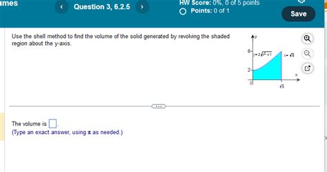 Solved Use The Shell Method To Find The Volume Of The Solid Chegg