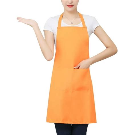 Waterproof Oil Cooking Apron Chef Aprons For Women Men Kitchen Bib Apron Idea For Dishwashing